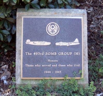 493rd Bomb Group Marker image. Click for full size.