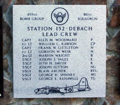 493rd Bomb Group 861st Squadron image. Click for full size.