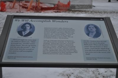 We Will Accomplish Wonders Marker. Click for full size. We Will Accomplish Wonders Marker image. Click for full size.