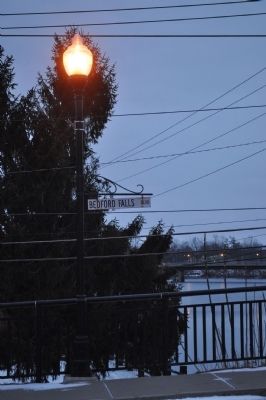 Bedford Falls Blvd. SIgn and Lamp Post image. Click for full size.