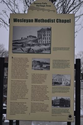 Wesleyan Methodist Chapel Marker. Click for full size. Wesleyan Methodist Chapel Marker image. Click for full size.