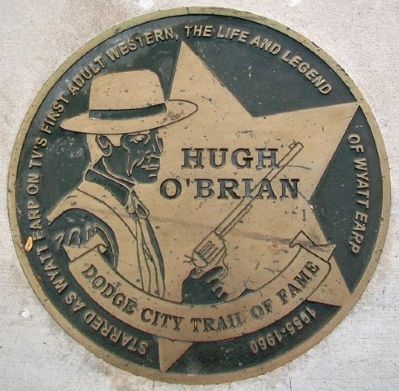 Hugh O'Brian Marker. Click for full size. Hugh O'Brian Marker image. Click for full size.