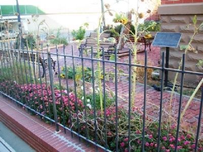 The Reading Garden and Marker. Click for full size. The Reading Garden and Marker image. Click for full size.