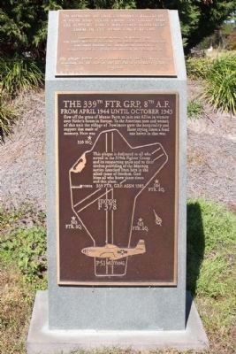 The 339th FTR Grp, 8th A.F. Marker image. Click for full size.