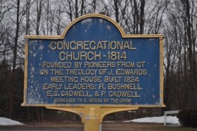 Congregational Church - 1814 Marker. Click for full size. Congregational Church - 1814 Marker image. Click for full size.