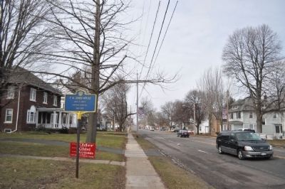 F.M. Jones House Marker as seen facing West. Click for full size. F.M. Jones House Marker as seen facing West image. Click for full size.