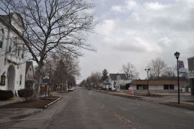 Webster Grange Marker as seen facing East. Click for full size. Webster Grange Marker as seen facing East image. Click for full size.