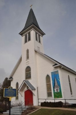 Immanuel Lutheran Church and Marker. Click for full size. Immanuel Lutheran Church and Marker image. Click for full size.