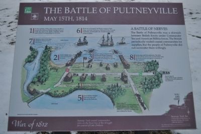 The Battle of Pultneyville Marker. Click for full size. The Battle of Pultneyville Marker image. Click for full size.