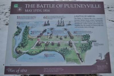 The Battle of Pultneyville Marker image. Click for full size.