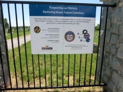 Respecting our History-Restoring Mount Auburn Cemetery. Click for full size. Respecting our History-Restoring Mount Auburn Cemetery image. Click for full size.