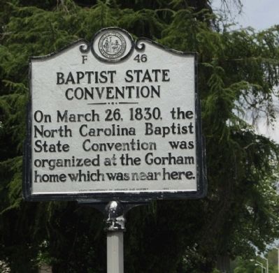 Baptist State Convention Marker. Click for full size. Baptist State Convention Marker image. Click for full size.