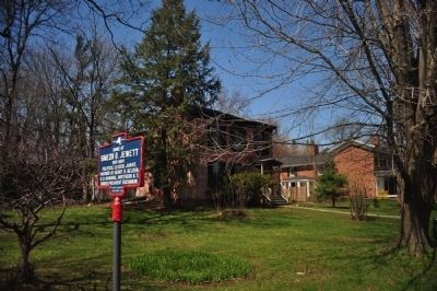 Home of Simeon B. Jewett and Marker image. Click for full size.