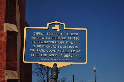 Christ Episcopal Church Marker. Click for full size. Christ Episcopal Church Marker image. Click for full size.
