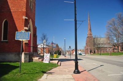 Christ Episcopal Church Marker facing north. Click for full size. Christ Episcopal Church Marker facing north image. Click for full size.