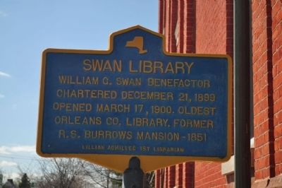 Swan Library Marker image. Click for full size.