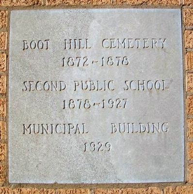 Boot Hill Marker image. Click for full size.