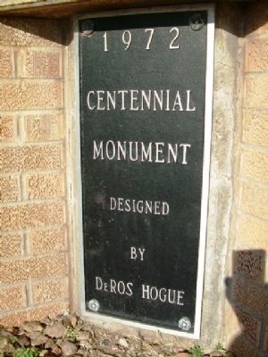 Centennial Monument Marker image, Touch for more information