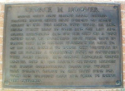 George M. Hoover Marker image. Click for full size.
