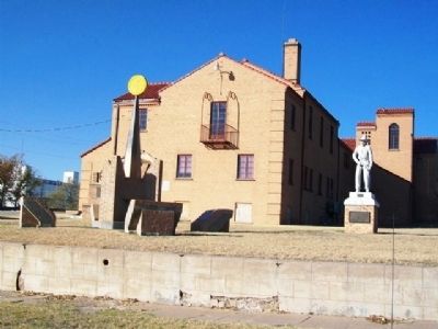 Centennial Monument at Former Municipal Building image. Click for full size.