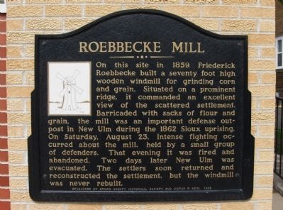 Roebbecke Mill Marker image. Click for full size.