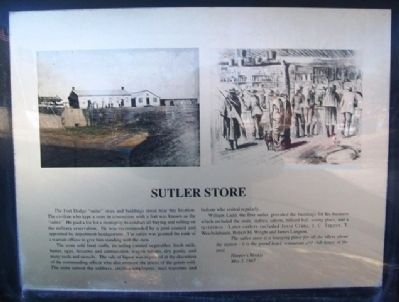 Sutler Store Marker image. Click for full size.