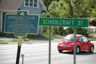 Schoolcraft House Marker image. Click for full size.