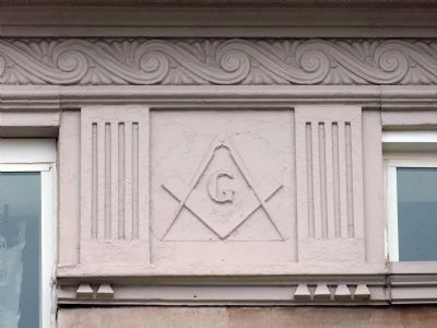 Architectural Detail<br>Stansbury Masonic Temple image. Click for full size.