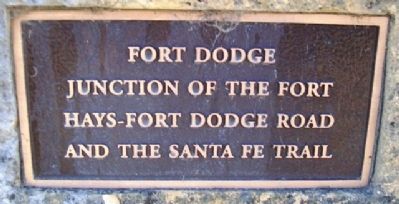 Fort Dodge Marker. Click for full size. Fort Dodge Marker image. Click for full size.