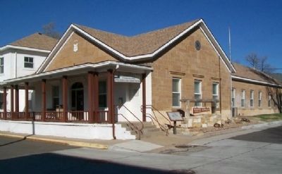 Hospital and Marker. Click for full size. Hospital and Marker image. Click for full size.