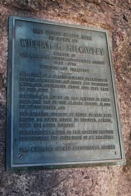 This Tablet Placed Here in Honor of William H. Kilcawley Marker image. Click for full size.