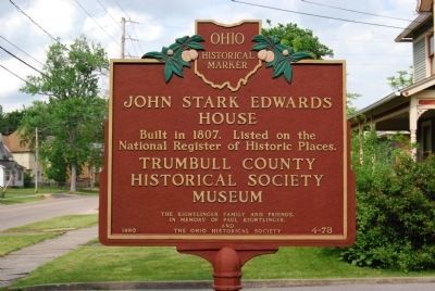 John Stark Edwards House Marker. Click for full size. John Stark Edwards House Marker image. Click for full size.