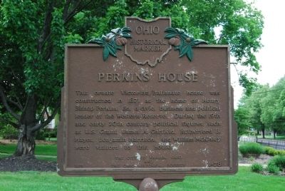 Perkins House Marker. Click for full size. Perkins House Marker image. Click for full size.