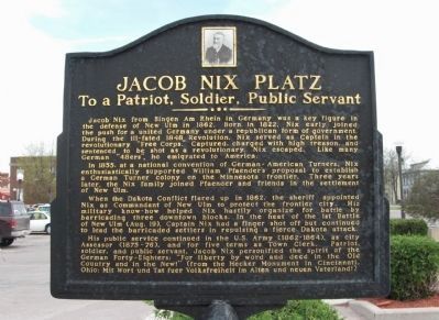 Jacob Nix Platz Marker image. Click for full size.