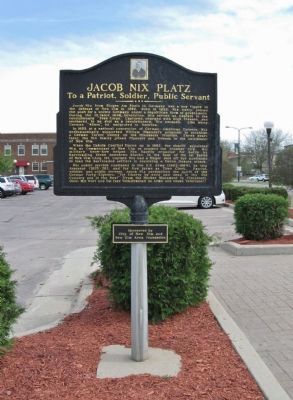 Jacob Nix Platz Marker image. Click for full size.