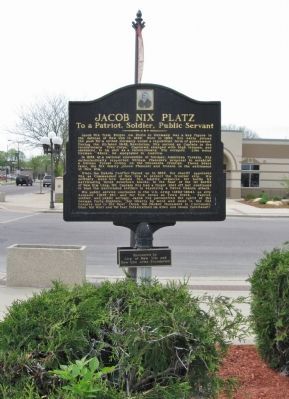Jacob Nix Platz Marker image. Click for full size.