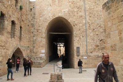 The Crusader Fortress of the Knights of the Hospital and the Ottoman-Turkish Citadel of Akko Marker. Click for full size. The Crusader Fortress of the Knights of the Hospital and the Ottoman-Turkish Citadel of Akko Marker image. Click for full size.