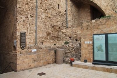 The Crusader Fortress of the Knights of the Hospital and the Ottoman-Turkish Citadel of Akko Marker. Click for full size. The Crusader Fortress of the Knights of the Hospital and the Ottoman-Turkish Citadel of Akko Marker image. Click for full size.