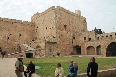 The Crusader Fortress of the Knights of the Hospital and the Ottoman-Turkish Citadel of Akko Marker. Click for full size. The Crusader Fortress of the Knights of the Hospital and the Ottoman-Turkish Citadel of Akko Marker image. Click for full size.