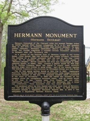 Hermann Monument Marker image. Click for full size.