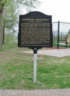 Hermann Monument Marker image. Click for full size.