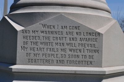 Red Jacket Marker (Quote) image. Click for full size.