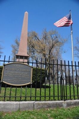 In Memory of Millard Filmore Marker and Monument. Click for full size. In Memory of Millard Filmore Marker and Monument image. Click for full size.
