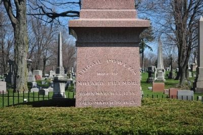 Millard Filmore Monument Inscription (Side 2) image. Click for full size.