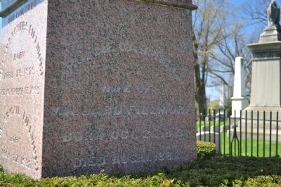 Millard Filmore Monument Inscription (Side 4). Click for full size. Millard Filmore Monument Inscription (Side 4) image. Click for full size.