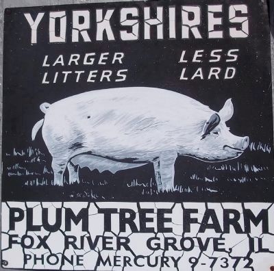 Plum Tree Farm Sign image. Click for full size.
