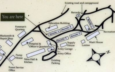 Camp Roosevelt, NF-1 Camp Layout - 1941 image. Click for full size.