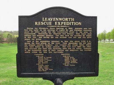 Leavenworth Rescue Expedition Marker image. Click for full size.