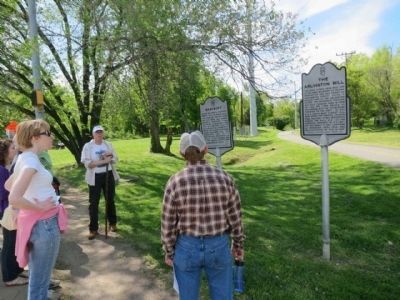 The Arlington Mill and Barcroft markers. Click for full size. The Arlington Mill and Barcroft markers image. Click for full size.