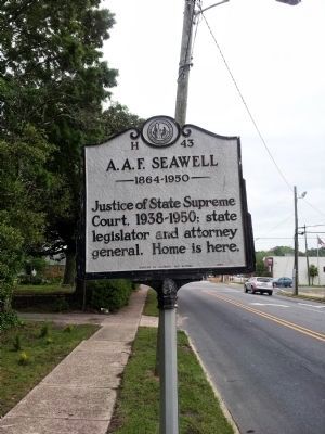 A.A.F. Seawell Marker image. Click for full size.